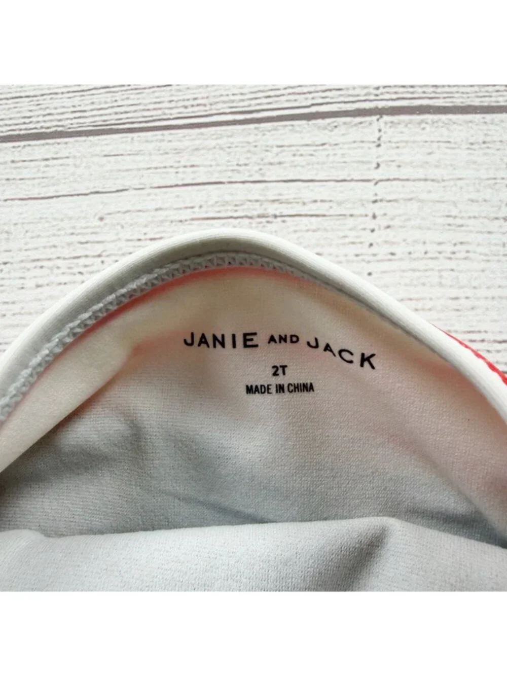 Janie And Jack Girls Navy White Red Sailor Striped One Piece Swimsuit 2T